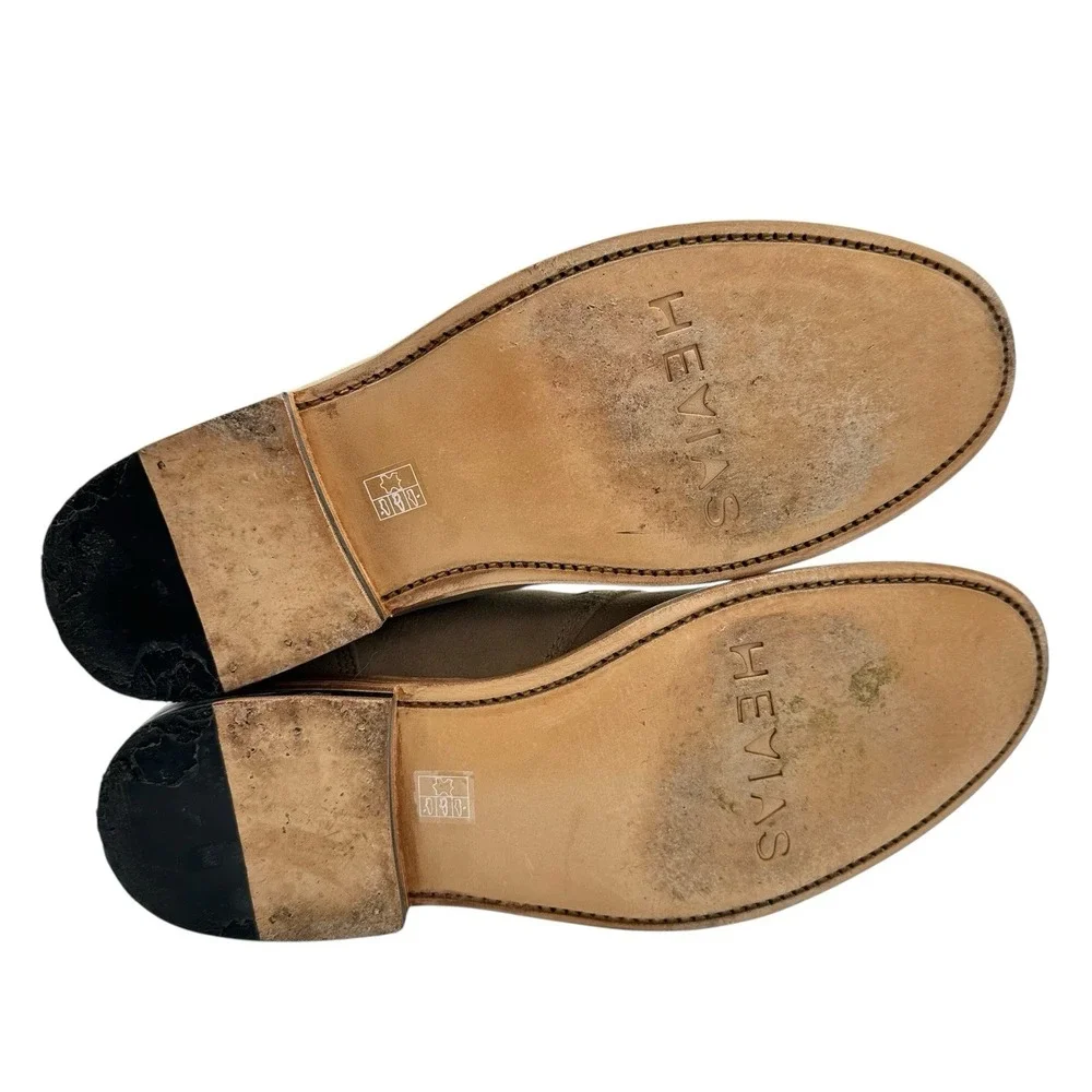 Men's 10 D - Hevias The Wanderer Beige‎ Suede Leather Ankle Boots Desert Chukka